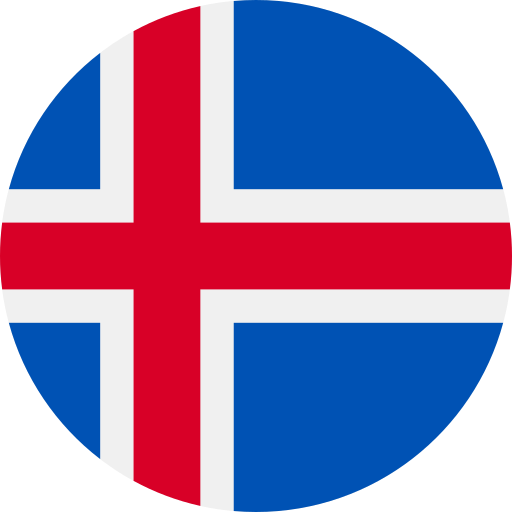 Rundt Islandsk flag