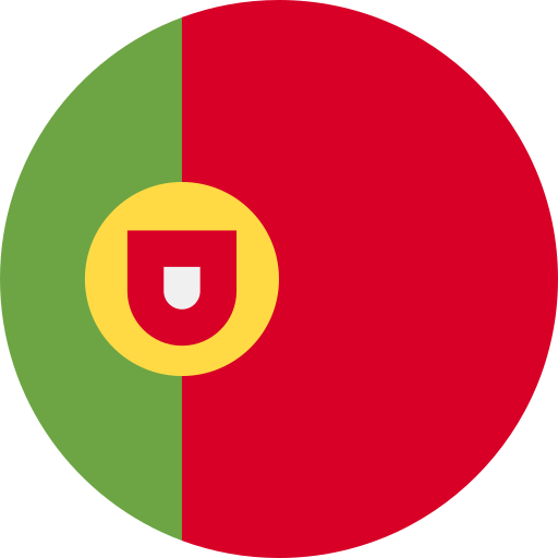 Rundt portugisiske flag