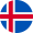 Rundt Islandsk flag